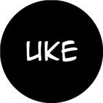 Button: Uke (Black) 