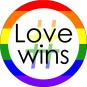 Button: # Love Wins 